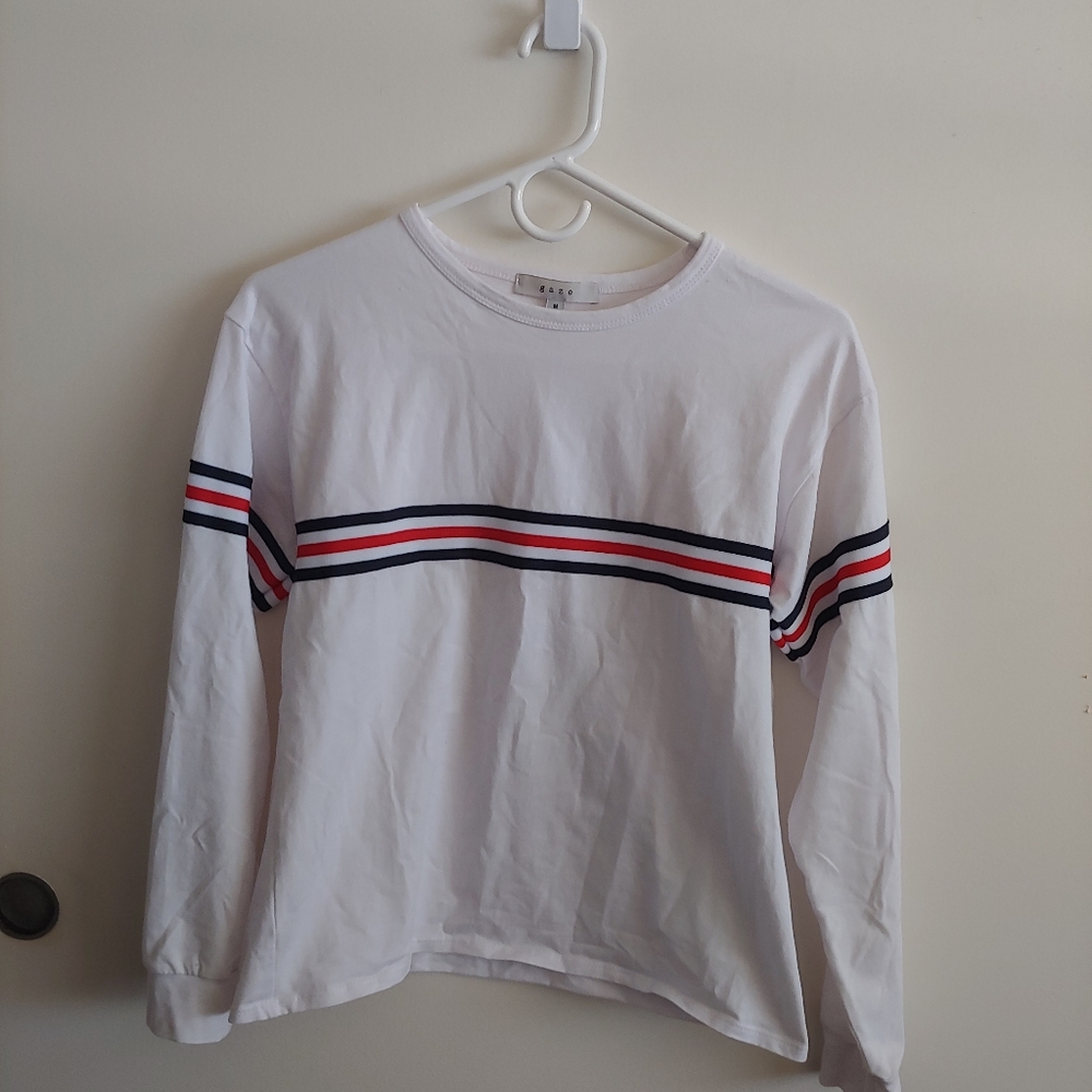 Striped long sleeve shirt